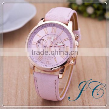 Alloy Case Leather Slim Simple Style Lover Woman Watches