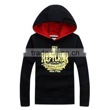 2016 new arrival hotsale cotton plain hoodies sportwear snowboard hoodies men with high quality