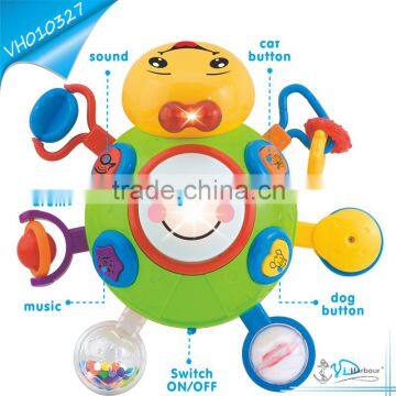 Baby drum Toy with Music and Light