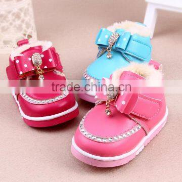 Children's Shoes and Shoes Baby Shoes Baby Shoes With Korean Cashmere Soft Bottom Shoes Baby Winter Shoes