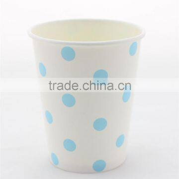 2015 Special Products Hot&Cold Drinking Polka Dot Tissue Paper Cup