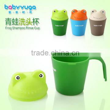 cute frog shape rinse cup for hair washing