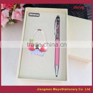 Touch pen gift items, Bag hanger gifts 2015 new products