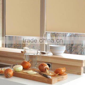 2015 hot sale durable waterproof fabric manual blackout roller blinds /motorized roller blinds