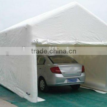 White inflatable tent