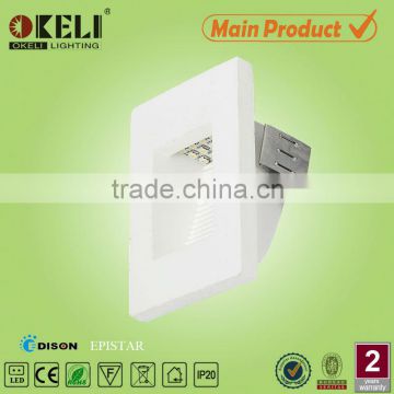 LED foot light low power 1.2W LED plaster downlight