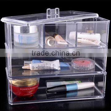 New Clear Jewellery Acrylic Cosmetic Display Box photo-4