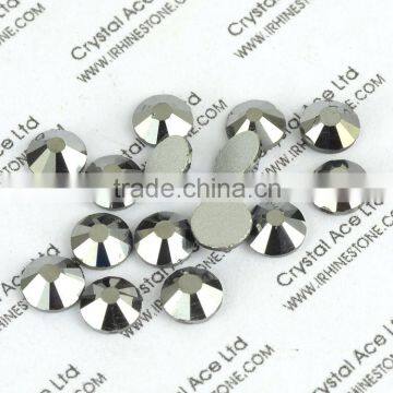 ZF DF Hematite non hotfix rhinestone bulk wholesale for dressing