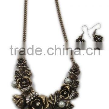 flower casting summer fashion necklace vners