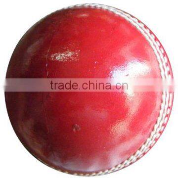 Cricket ball Red Made from Leather and Cork