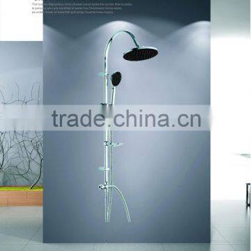 Simple elegant contemporary style simple handle bath shower set