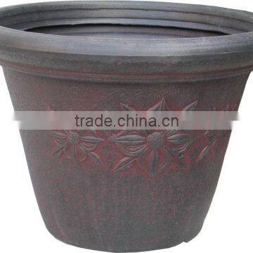 cheap wholesale chinese ceramic glazed flower pot painting designs