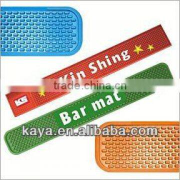 Customized soft pvc bar drip mat