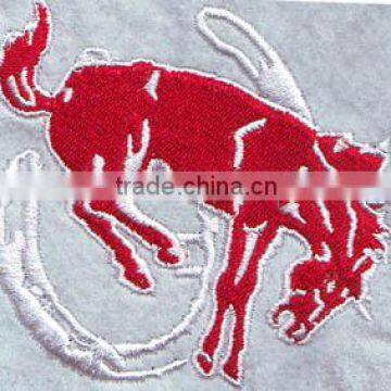 2016 china directly factory custom fancy horse embroidery patches