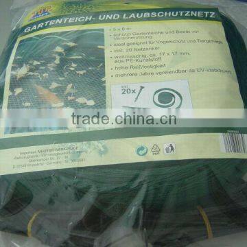 plastic hdpe pond cover net