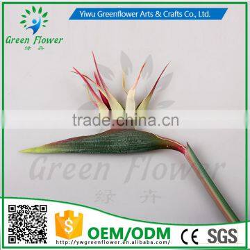 greenflower 2016 Real Touch PU Latex artificial flowers Strelitzia reginae for gift weddings decorations