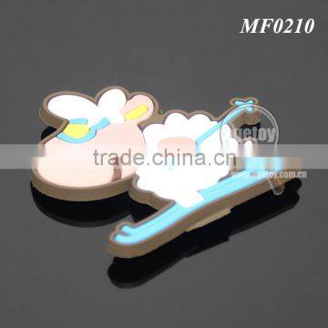 Promotional Souvenir Cute Ireland Sheep Shaped Soft Rubber Injection Molding Cheap PVC Fridge Magnet