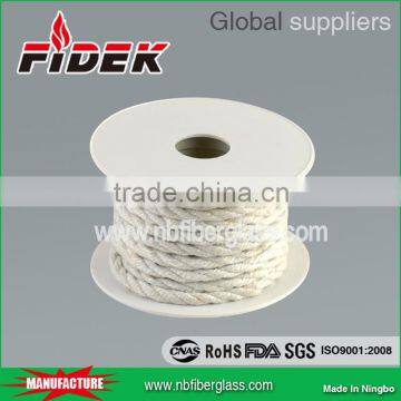 White Ceramic Fiber Twisted Rope