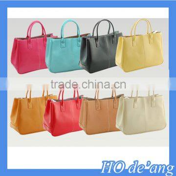 Hogift Wholesale candy colored women handbag/colorful shoulder bag