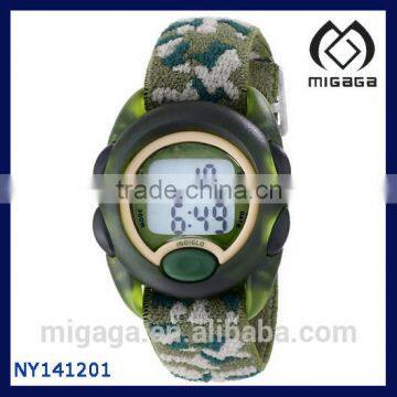 Kids' Digital Watch with Camouflage Nylon Band Digital Kid's Watch