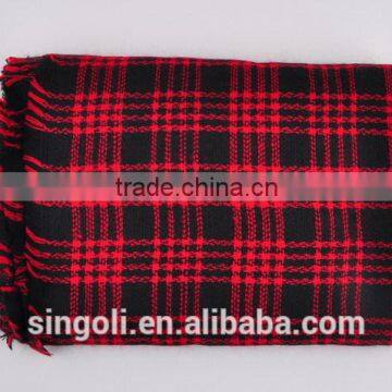 ZA brand Fashio Trendy ladies tartan Plaid Blanket Scarf