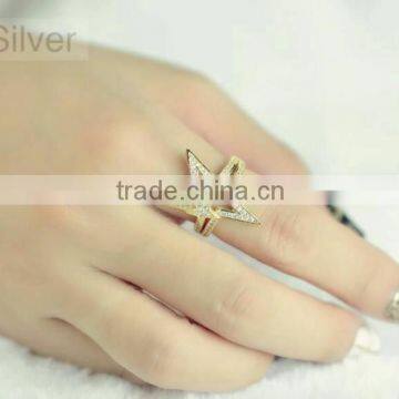 Factory Direct Wholesale Silver Jewelry Star Women Ring photo-2