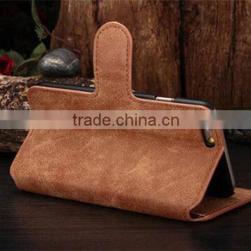 2016 Magnetic Flip Wallet Retro Leather Case for Iphone 6 6s 4.7 photo-4