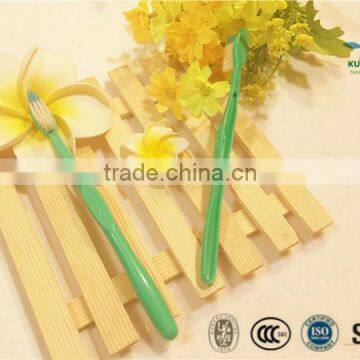 Wholesale disposable hotel plastic toothbrush nynon silk