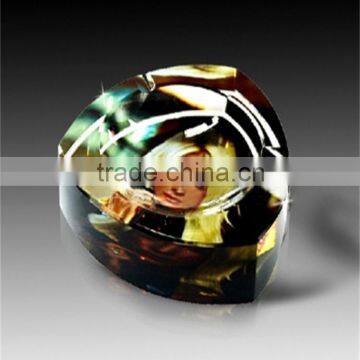 High Class Acrylic Transparent Hear-shape Craft