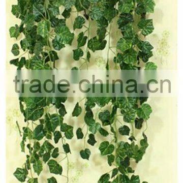 New arrival artificial ceiling hanging vine decorative green silk leave vines