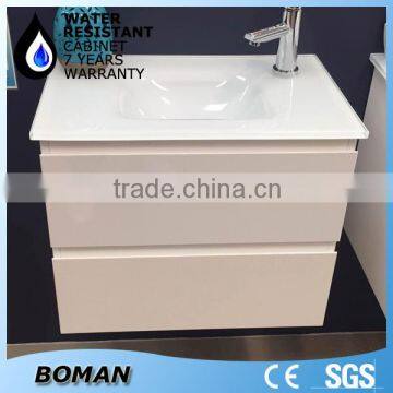 Australia market wall hang PVC bathroom vanity DM17-600w