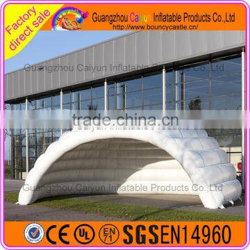 Hot selling outdoor inflatable tent, white wedding inflatable igloo tent