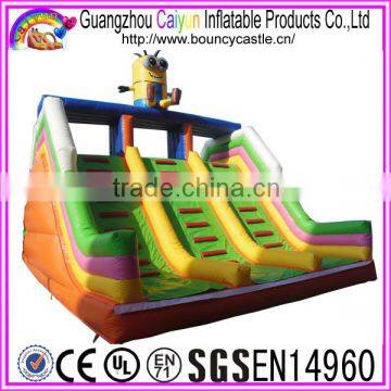 Popular minons design inflatable obstacle course