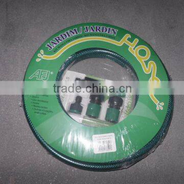 High Quality 5/8'' PVC Garden Water Hose Pipe/ Braided Fiber Hose Quality Choice photo-2