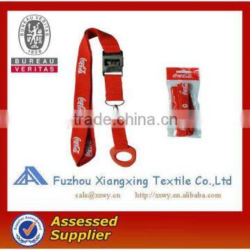 new style and promotional red lanyard with open bottle