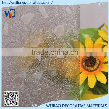 Embossed Decorative static electricity non-glue Self-Adhesive glass film 3d