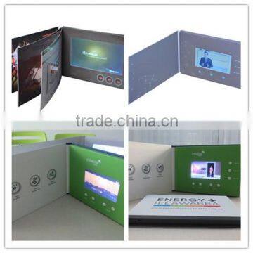 5 Inch LCD Promotional Video Card Booklet Tft Screen Video Greeting Card photo-4