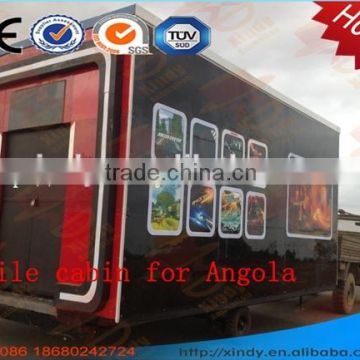 Nigeria popular amusement supermarket 5d cinema, arcade truck mobile 9d cinema