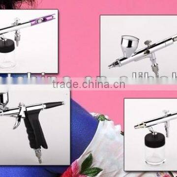 2014 NEW wholesale airbrush makeup and air compressor kit used for body painting, car painting, nail art, face makeup Cheap