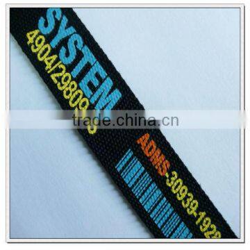 35mm wide printed custom cotton webbing belt,38mm polyester strap