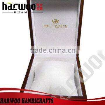 Natural Wood Single Watch Box.watch Display Box Accept Custom photo-2