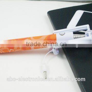 Gift selfie stick cartoon printed, patterned monopod for samsung note 3