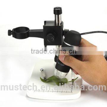 5M 300X USB Video/photo capturer microscope with stand 8 LEDs Brightness Adjustable Measurement wholesales