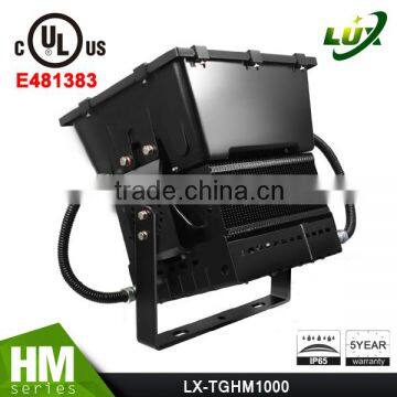 Copper Heatpipe Design UL Approved #481383 Gymnasium Light 5 Years Warranty Meanwell Driver 1000 Watt LED Flood Light photo-6