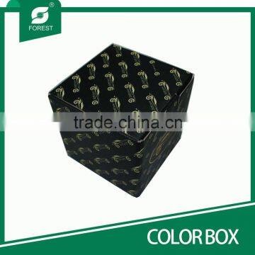 NEW STYLE CUBE SHAPE FOLDABLE COLOR BOXES WITH LITHO PRINTING