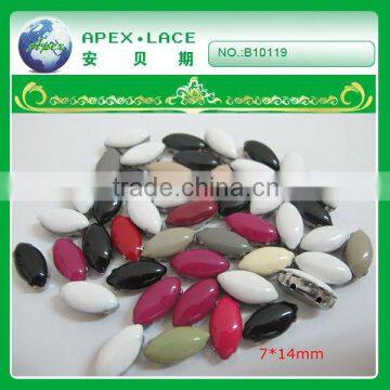 B10119 Decorative neck fashion garment buttons guangzhou wholesale