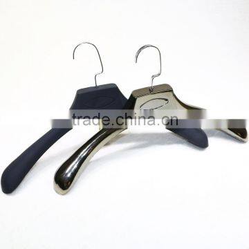 Plastic rubber coated hanger for clothes