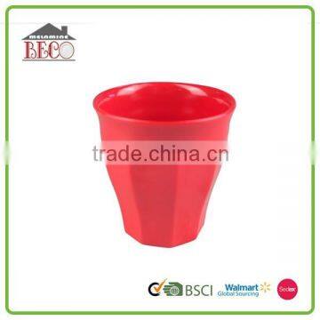 Professional design eco friendly durable red melamine big plastic cup