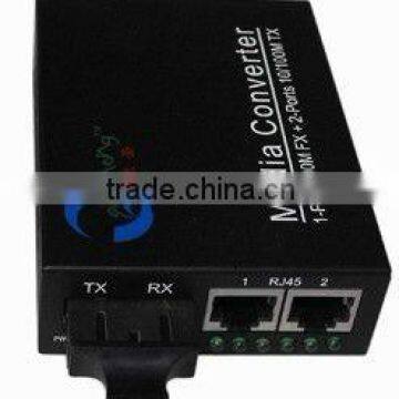 100MB electric double mouth single-mode fiber optic transceivers;Optical transceiver;transceiver;Single-mode transceiver