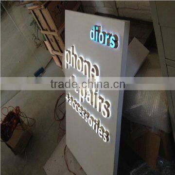 Cheap Led Mini Acrylic Channel Letter Signs For Hotel Room Number Signs
